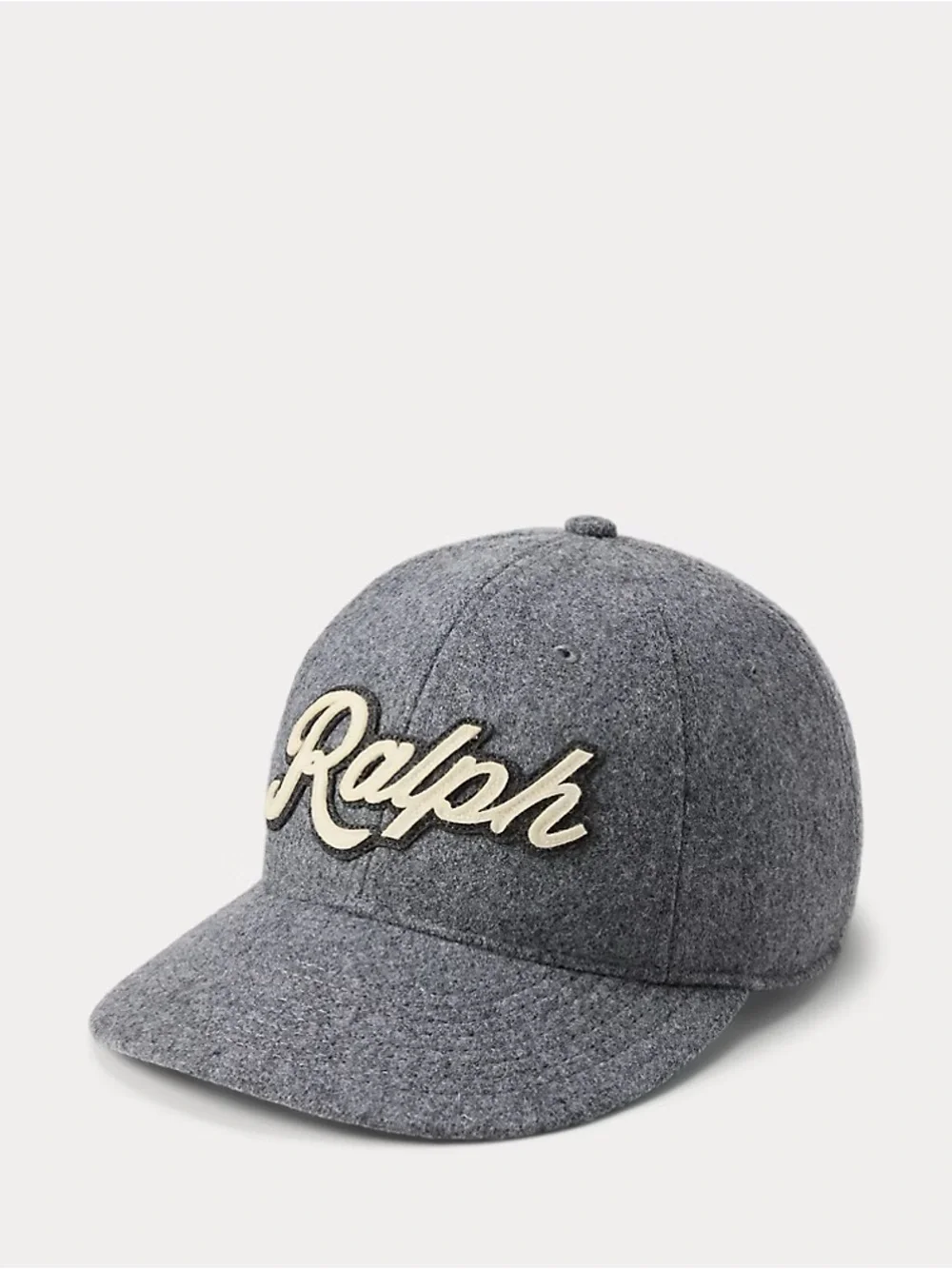 Polo Ralph Lauren The Ralph Logo Wool-Blend Ball Cap Classic Grey Heather Hat